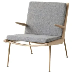 &Tradition Fåtöljer-Boomerang HM2 Loungestol, Vitoljad Ek / Karakorum 003