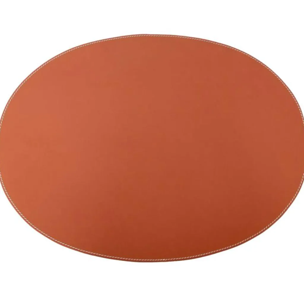 Ørskov Bordstabletter & Glasunderlägg-Bordstablett Oval 35x48 cm, Mörkgrön