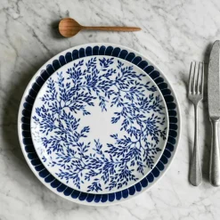 Götefors Porslin Assietter-Botanica Myrten Assiett 21 cm, Grön