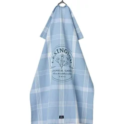 Botanical Checked Kökshandduk 50x70 cm Blå