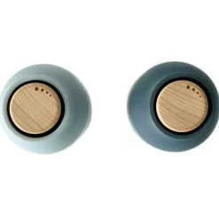 Audo Copenhagen Kryddkvarnar-Bottle Grinder Kryddkvarn 2-pack, Hunting Green / Beige / Valnöt