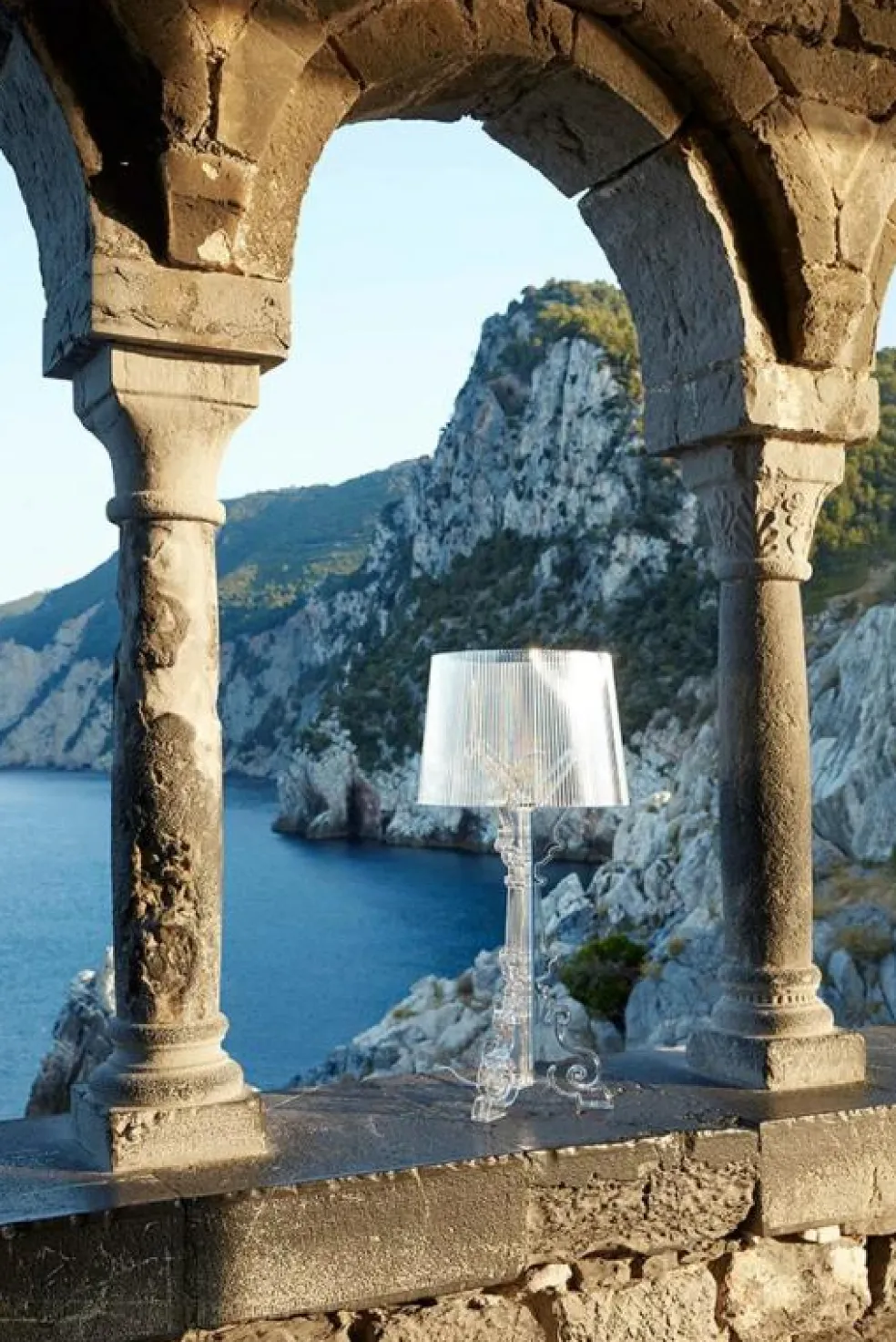 Bourgie Bordslampa, Matt Blå