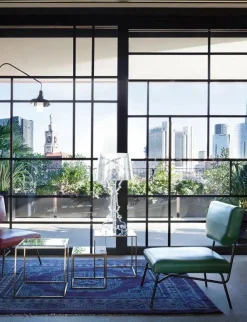 Bourgie Bordslampa, Matt Blå