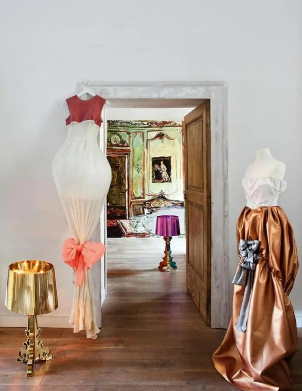 Bourgie Bordslampa, Matt Blå