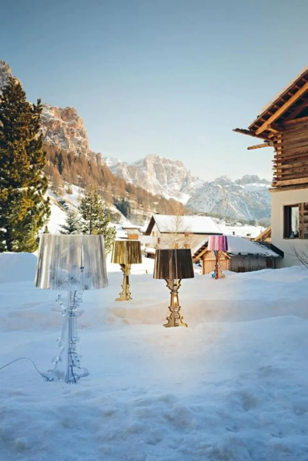 Bourgie Bordslampa, Matt Blå