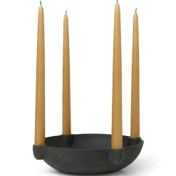 Ferm Living Ljusstakar-Bowl Ljushållare 27 cm,