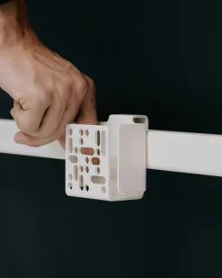 Pedestal Tv-Bänkar & Mediabänkar-Box Fäste Till Fjärrkontroll, Pearl