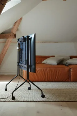 Pedestal Tv-Bänkar & Mediabänkar-Box Fäste Till Fjärrkontroll, Pearl