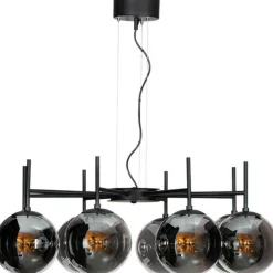 Boyle Ljuskrona, Smoked Grey