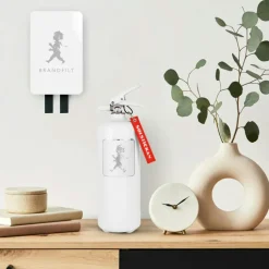 Solstickan Vedförvaring & Brandsäkerhet-Brandfilt Design, Vit