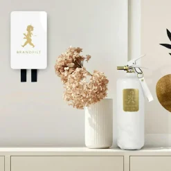 Solstickan Vedförvaring & Brandsäkerhet-Brandfilt Design, Vit