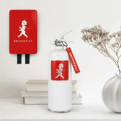 Solstickan Vedförvaring & Brandsäkerhet-Brandfilt Design, Vit