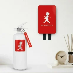 Solstickan Vedförvaring & Brandsäkerhet-Brandfilt Design, Vit