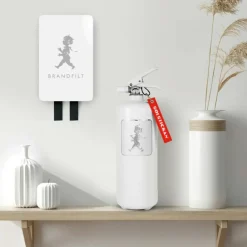 Solstickan Vedförvaring & Brandsäkerhet-Brandfilt Design, Vit