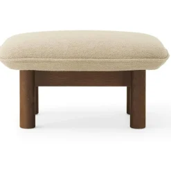 Audo Copenhagen Fotpallar|Fåtöljer-Brasilia Fåtölj Med Ottoman Mörkbetsad Ek, Root