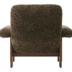 Brasilia Fåtölj Med Ottoman Walnut, Root