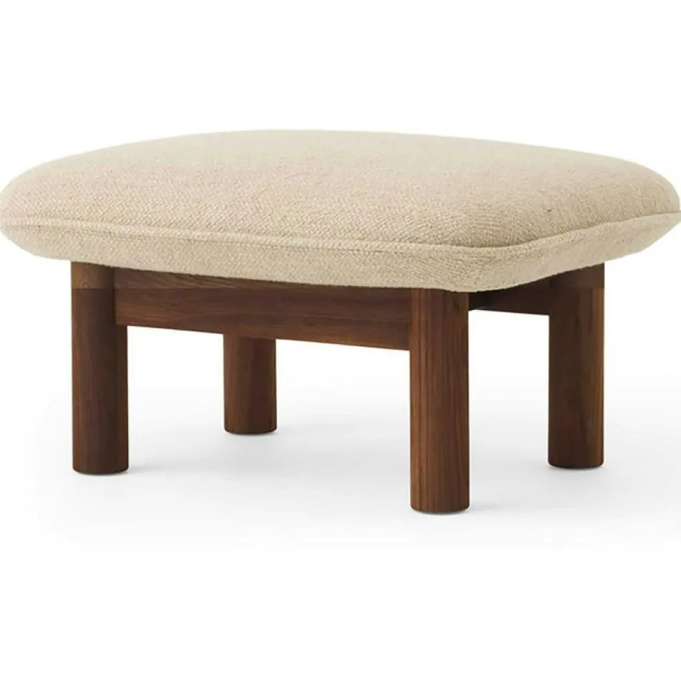 Brasilia Fåtölj Med Ottoman Walnut, Root