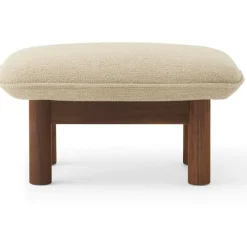 Brasilia Fåtölj Med Ottoman Walnut, Root