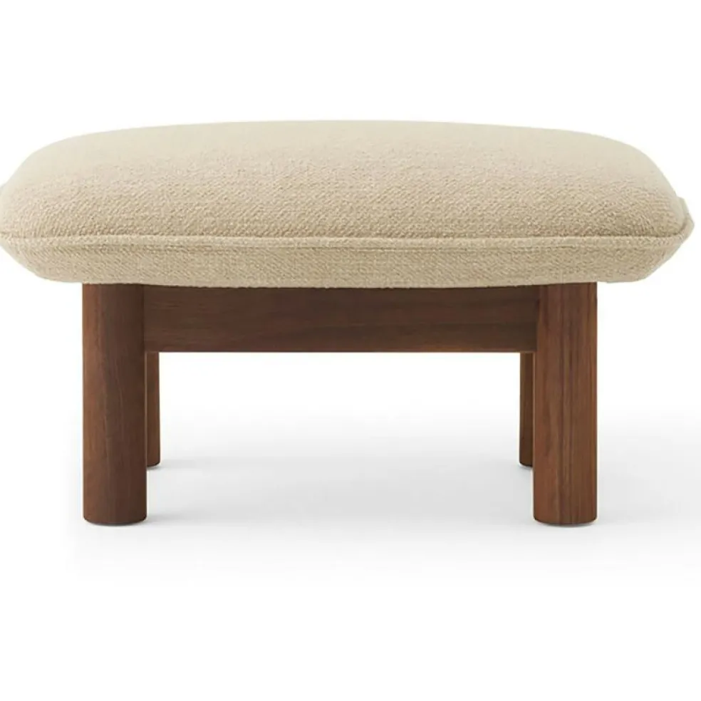 Brasilia Fåtölj Med Ottoman Walnut, Root
