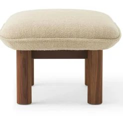 Brasilia Fåtölj Med Ottoman Walnut, Root