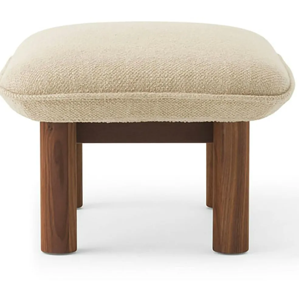 Brasilia Fåtölj Med Ottoman Walnut, Root