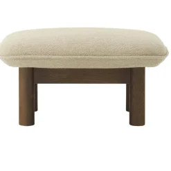 Brasilia Ottoman Mörkbetsad Ek, Sheepskin Nature