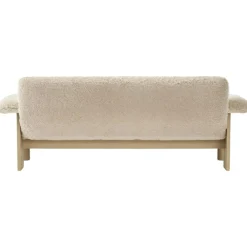 Brasilia 2-Sitssoffa, Ek / Sheepskin Nature