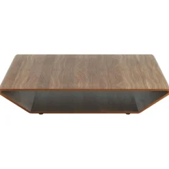 Brasilia Soffbord 120 cm, Valnötsfanér