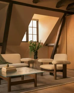 Audo Copenhagen Soffbord-Brasilia Soffbord, Mörkbetsad Ek