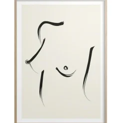 Breast No 2 Poster 30x40 cm