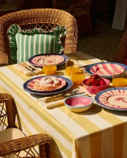 Pick a Poppy Dukar & Löpare-Breton Bordsduk 150x250 cm, Grön