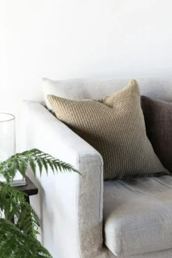 Brick Kuddfodral 50x50 cm, Olive