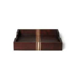 Bricka Trä Med Ränder