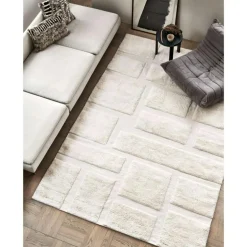 Classic Collection Tuftade Mattor|Ullmattor-Bricks Matta 200x300 cm, Ivory