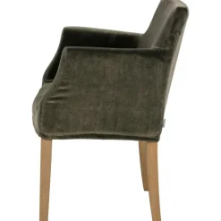 Brooklyn Stol Lös Klädsel, Nat.Ek/Omega Graphit 51