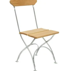 Bryggeristol, Obehandlad Teak / Varmförzinkat Stål