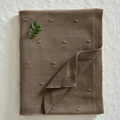 Bubble Babyfilt 80x100 cm, Kaffe