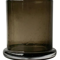 Bubble Ljuslykta Ø10 cm, Brun