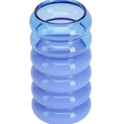 Design Letters Ljusstakar|Vaser-Bubble Vas & Ljusstake 2-in-1, Blå