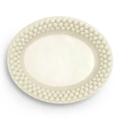 Mateus Övriga Tallrikar & Fat|Assietter-Bubbles Oval Tallrik 20 cm, Sand