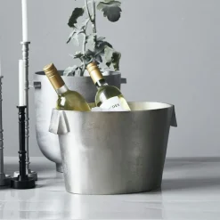 Buck Vinkylare Borstad Silver 22x32 cm