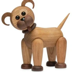 Buddy Träfigur Hund