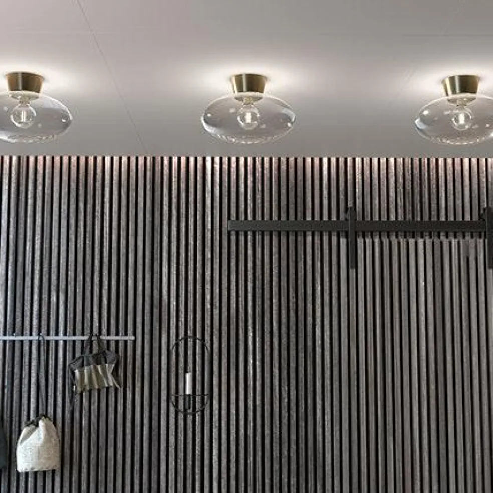 Bullo Plafond 270 mm, Mässing