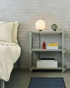 Buoy Glass Bordslampa Vit / Soft Black 20 cm