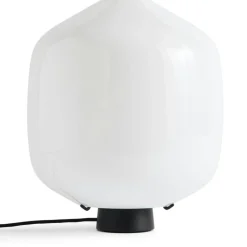 Buoy Glass Bordslampa Vit / Soft Black 20 cm