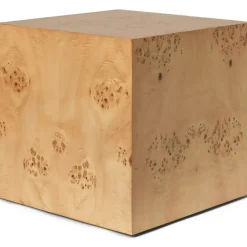 Burl Cube Sidobord, Natural