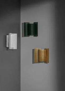 Northern Vägglampor-Butterfly Vägglampa Perforerad, Mörkgrön