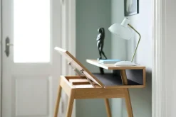 FDB Møbler Skrivbord-C68 Nørrebro Skrivbord Ek, Mushroom