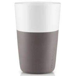 Cafe Lattemugg 2-pack 36 cl, Elephant Grey