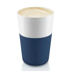 Cafe Lattemugg 2-pack 36 cl, Elephant Grey